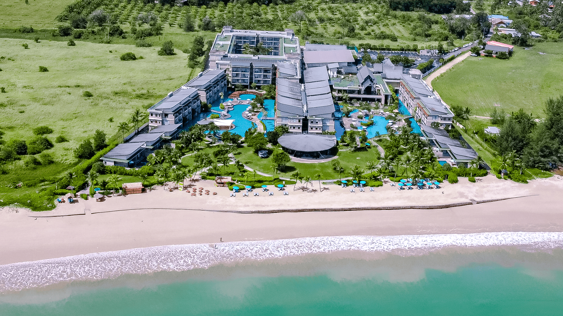Aerial view of Le Meridien Khao Lak Resort & Spa