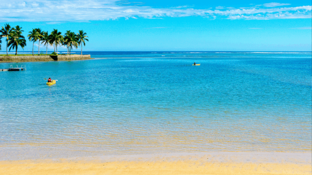 Kayaking at The Naviti Resort, Fiji