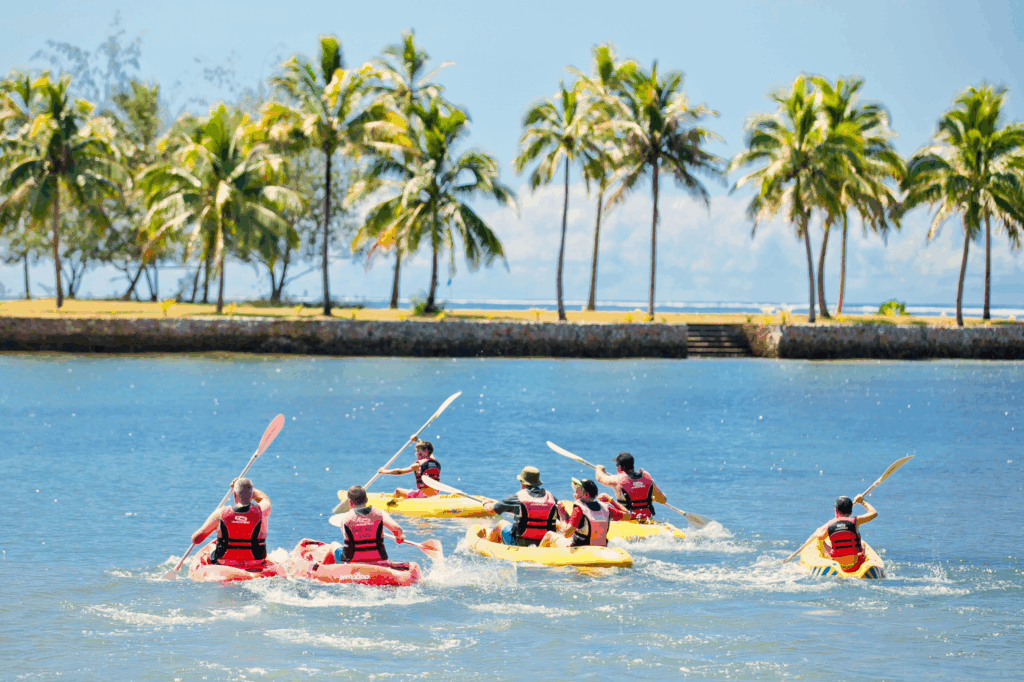 Kayaking at Naviti Resort, Fiji