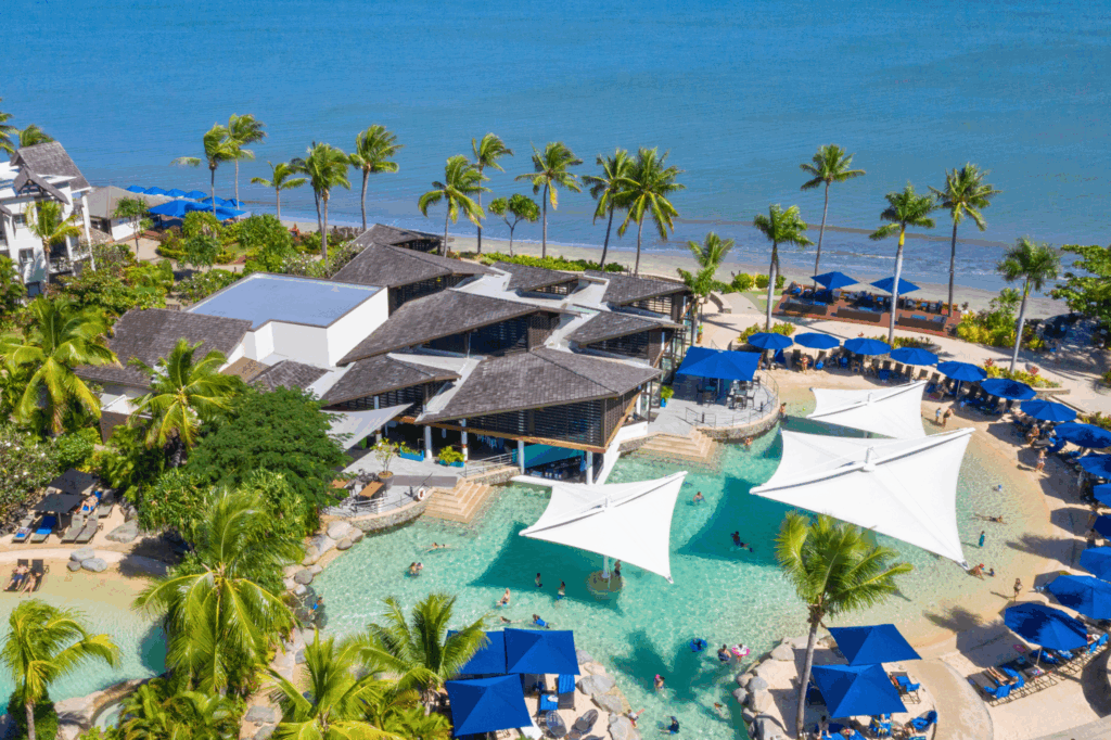 Aerial view at Radisson Blu Resort Fiji