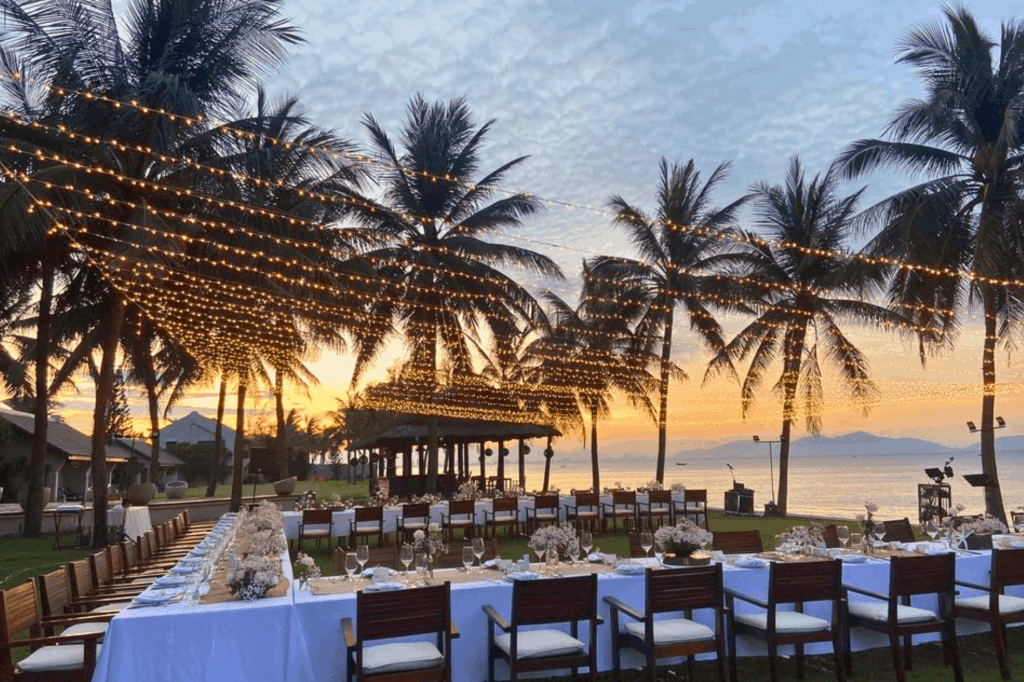 Wedding set-up at Palm Garden Resort, Hoi An