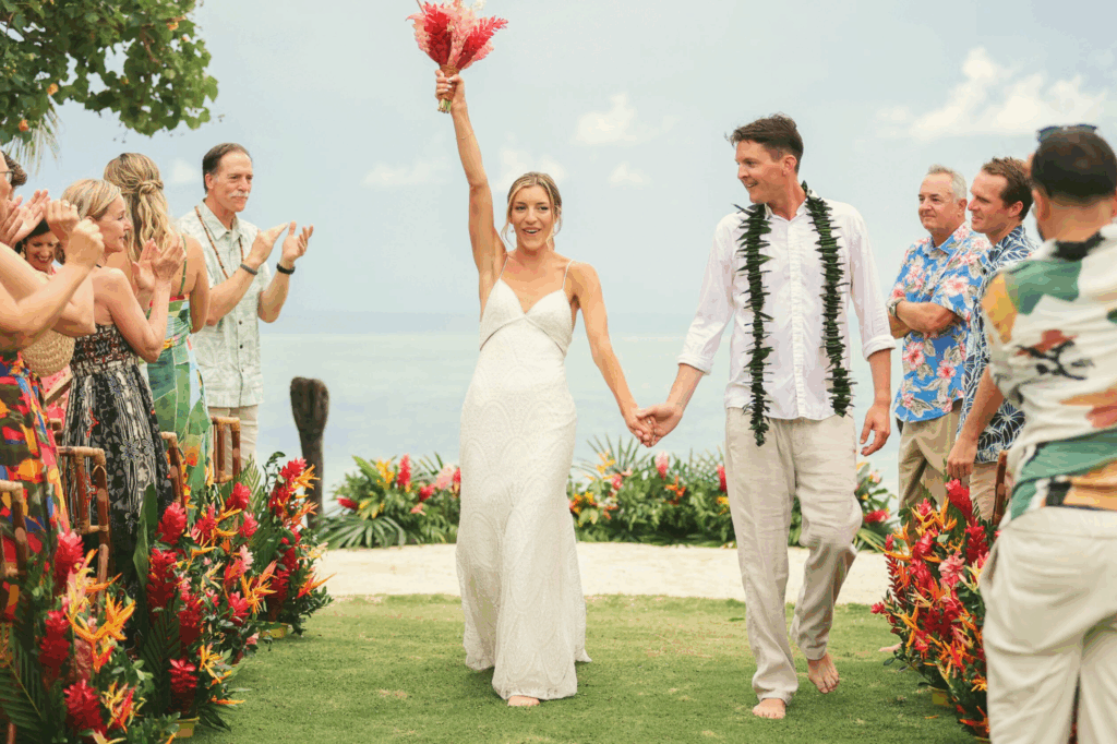 Wedding celebrations on Lomani Island, Fiji