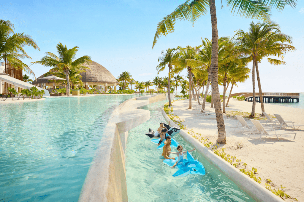 Lazy River at Centara Mirage Lagoon Maldives
