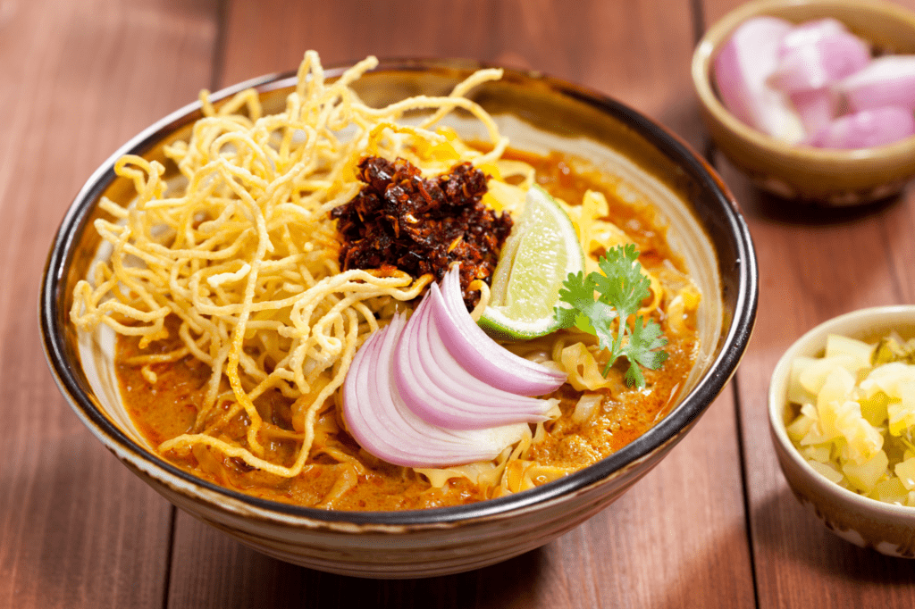 Khao Soi - Northern Thai curry with crispy noodles