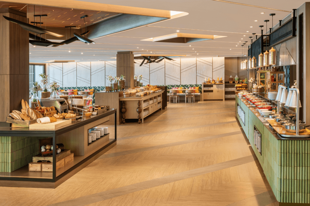 Buffet breakfast at Le Meridien Khao Lak Resort & Spa