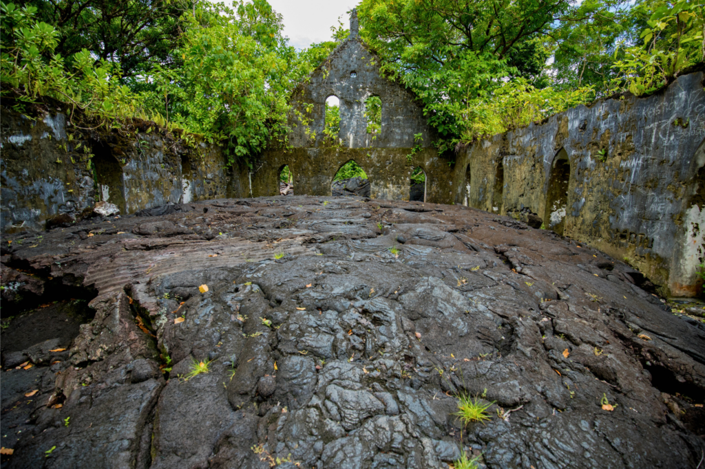 Sala'aula Lava Fields Church Savaii